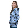 Dog Bone Paw Women's Hoodie-grizzshop