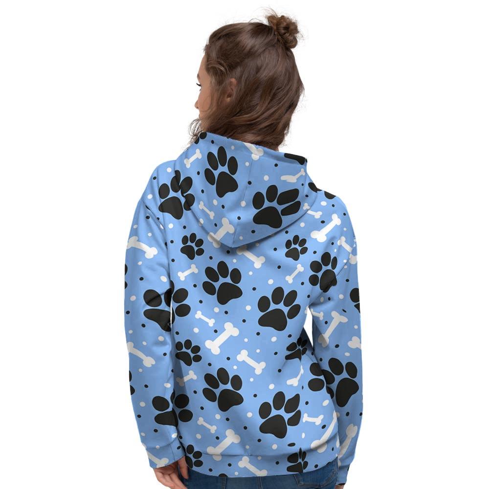 Dog Bone Paw Women's Hoodie-grizzshop