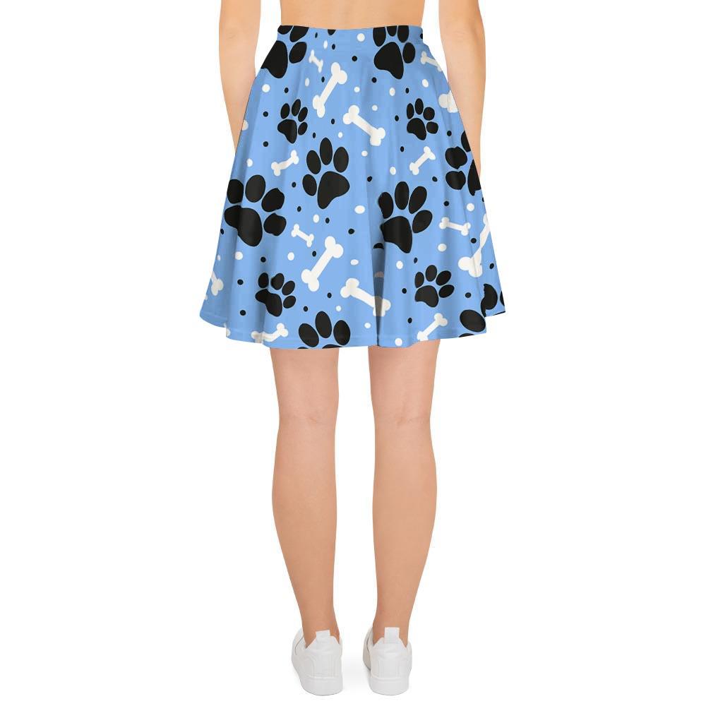 Dog Bone Paw Women's Skirt-grizzshop