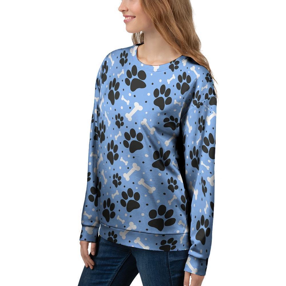 Dog Bone Paw Women's Sweatshirt-grizzshop