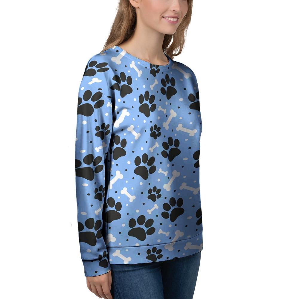 Dog Bone Paw Women's Sweatshirt-grizzshop