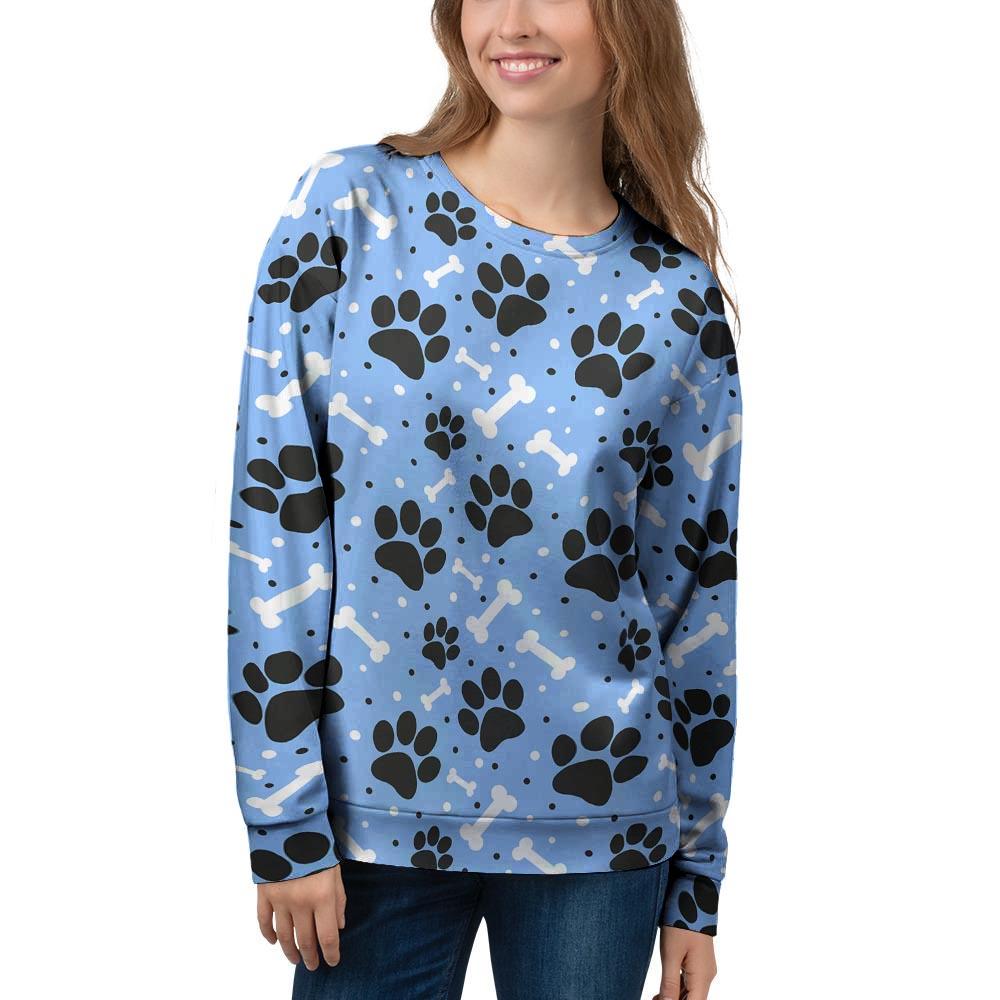 Dog Bone Paw Women's Sweatshirt-grizzshop