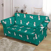 Dog Dalmatian Puppy Pattern Print Loveseat Cover-grizzshop