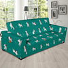 Dog Dalmatian Puppy Pattern Print Sofa Covers-grizzshop