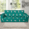 Dog Dalmatian Puppy Pattern Print Sofa Covers-grizzshop