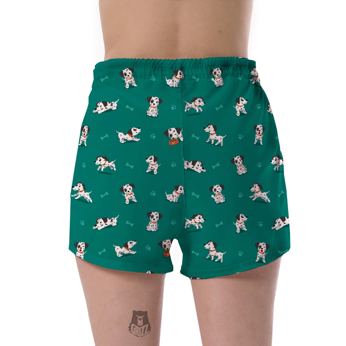 Dog Dalmatian Puppy Pattern Print Women's Shorts-grizzshop