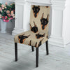 Dog Doberman Pattern Print Chair Cover-grizzshop