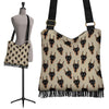 Dog Doberman Pattern Print Crossbody Bags-grizzshop