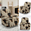 Dog Doberman Pattern Print Recliner Cover-grizzshop