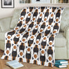 Dog Doberman Print Pattern Blanket-grizzshop