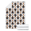 Dog Doberman Print Pattern Blanket-grizzshop