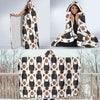 Dog Doberman Print Pattern Hooded Blanket-grizzshop