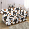 Dog Doberman Print Pattern Loveseat Cover-grizzshop