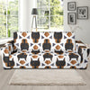 Dog Doberman Print Pattern Sofa Covers-grizzshop