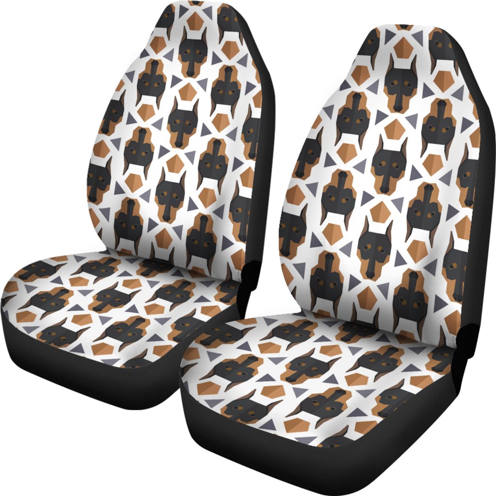 Dog Doberman Print Pattern Universal Fit Car Seat Cover-grizzshop