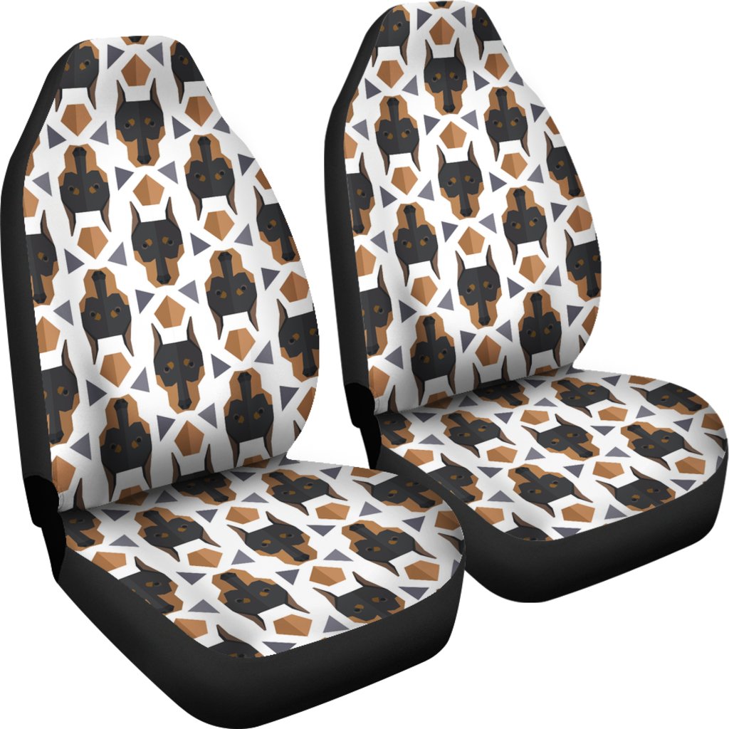 Dog Doberman Print Pattern Universal Fit Car Seat Cover-grizzshop