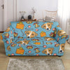 Dog Jack Russell Pattern Print Loveseat Cover-grizzshop