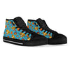 Dog Jack Russell Pattern Print Men Women's High Top Shoes-grizzshop