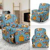 Dog Jack Russell Pattern Print Recliner Cover-grizzshop