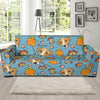 Dog Jack Russell Pattern Print Sofa Covers-grizzshop