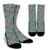 Dog Jack Russell Pattern Print Unisex Crew Socks-grizzshop