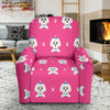 Dog Maltese Puppy Pattern Print Recliner Cover-grizzshop