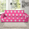 Dog Maltese Puppy Pattern Print Sofa Covers-grizzshop