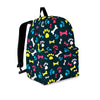 Dog Paw Print Backpack-grizzshop