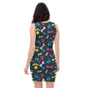 Dog Paw Print Bodycon Dress-grizzshop