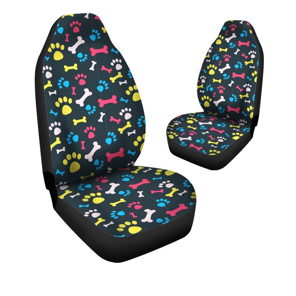 Dog Paw Print Car Seat Covers-grizzshop