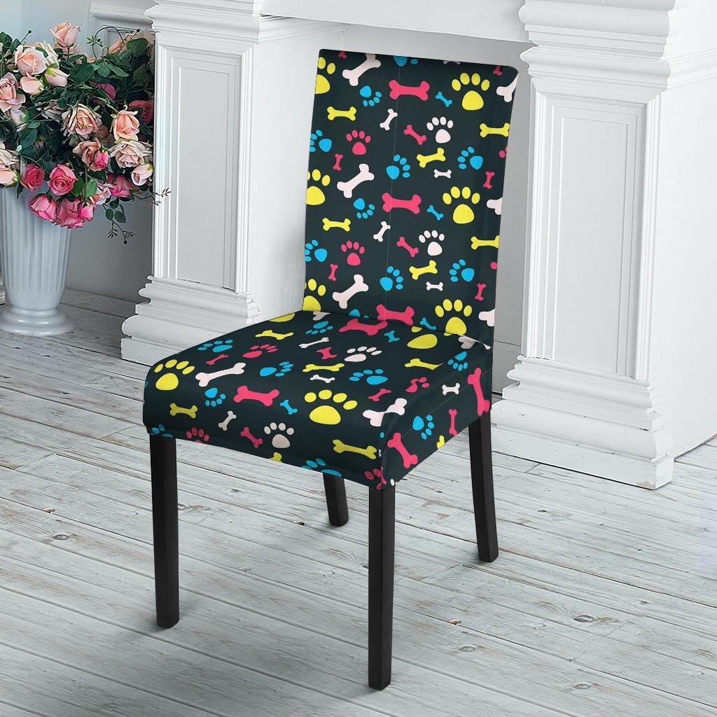 Dog Paw Print Chair Cover-grizzshop