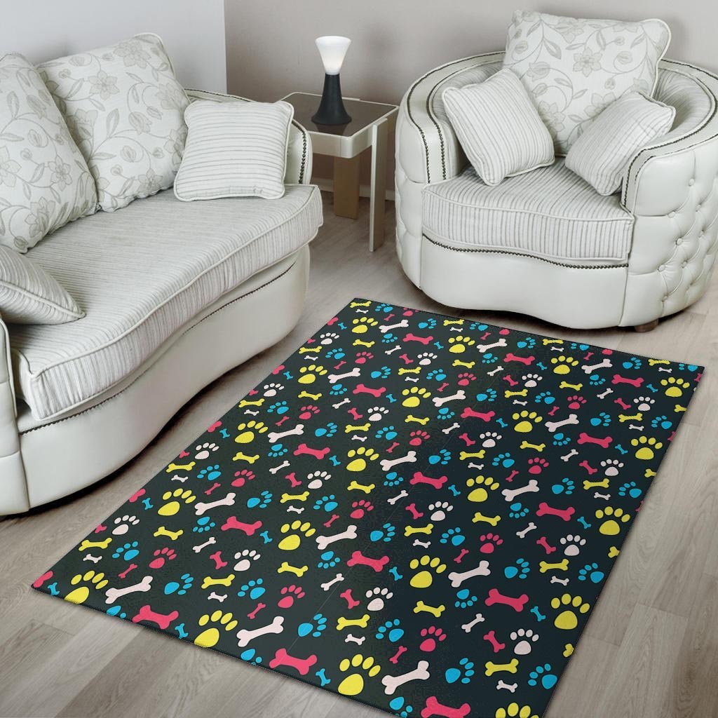 Dog Paw Print Floor Mat-grizzshop