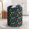 Dog Paw Print Laundry Basket-grizzshop