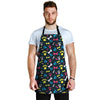 Dog Paw Print Men's Apron-grizzshop