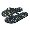 Dog Paw Print Men's Flip Flops-grizzshop