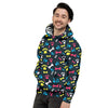 Dog Paw Print Men's Hoodie-grizzshop