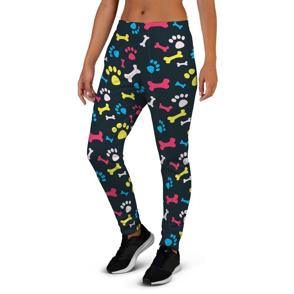 Dog Paw Print Women's Joggers-grizzshop