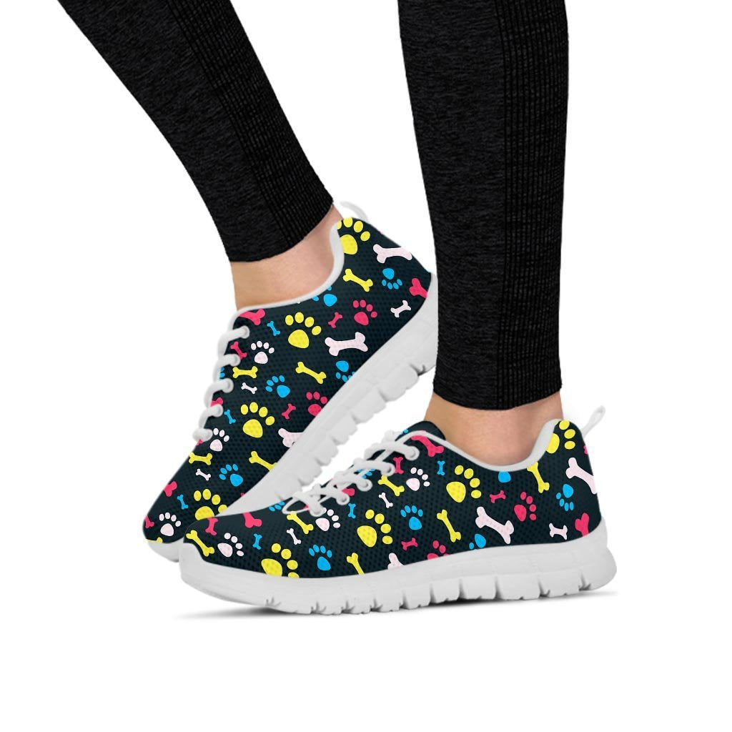 Dog Paw Print Women's Sneakers-grizzshop