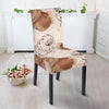 Dog Pomeranian Pattern Print Chair Cover-grizzshop