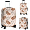 Dog Pomeranian Pattern Print Luggage Cover Protector-grizzshop