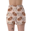 Dog Pomeranian Pattern Print Women's Shorts-grizzshop