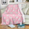 Dog Pomeranian Print Pattern Blanket-grizzshop