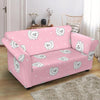 Dog Pomeranian Print Pattern Loveseat Cover-grizzshop