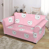 Dog Pomeranian Print Pattern Loveseat Cover-grizzshop