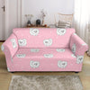 Dog Pomeranian Print Pattern Loveseat Cover-grizzshop