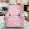 Dog Pomeranian Print Pattern Recliner Cover-grizzshop