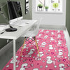 Dog Poodle Pattern Print Floor Mat-grizzshop