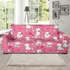 Dog Poodle Pattern Print Sofa Covers-grizzshop