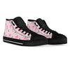 Dog Poodle Print Pattern Men Women's High Top Shoes-grizzshop