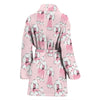 Load image into Gallery viewer, Dog Poodle Print Pattern Print Women Long Robe-grizzshop